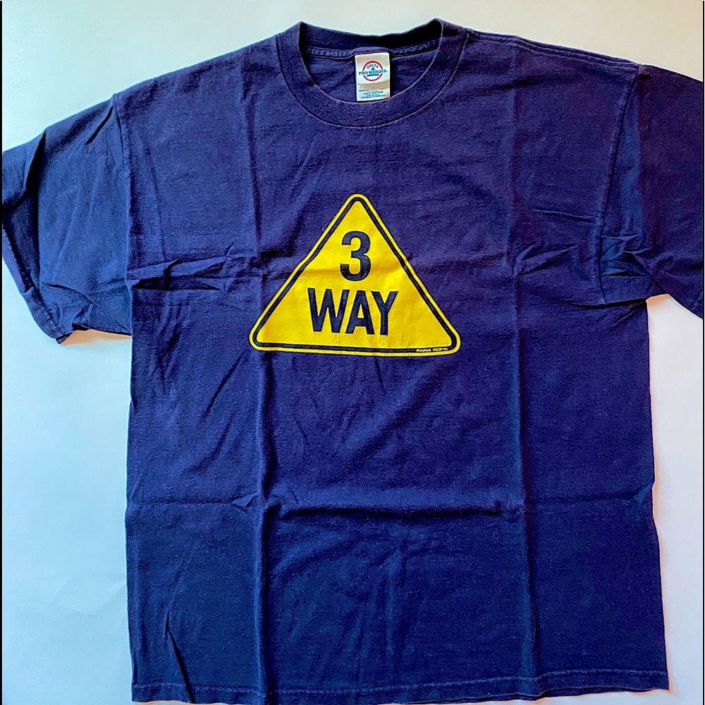 3way Pun novelty graphic tee